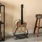 Vintiquewise Guitar Shape 5-Bottle Wine Rack - Vintage Decorative Freestanding Wine Holder and Storage Organizer for Kitchen, Dining Room & Home Bar - Perfect Rock N Roll Gift for Wine and Music Lover